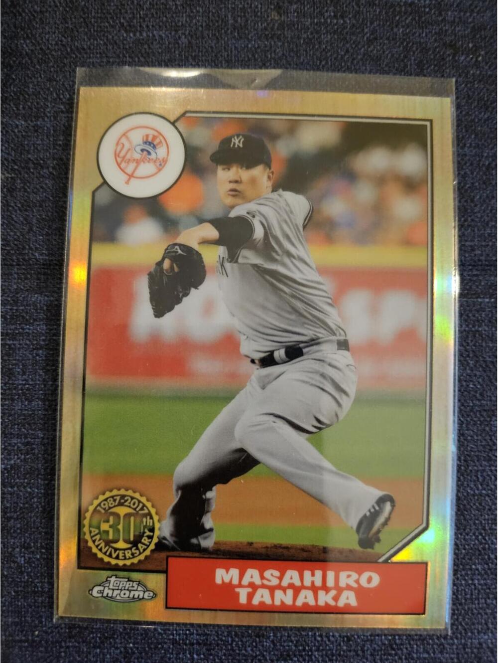 2017 Topps Chrome 30th Anniversary #87T-14 Masahiro Tanaka New York Yankees